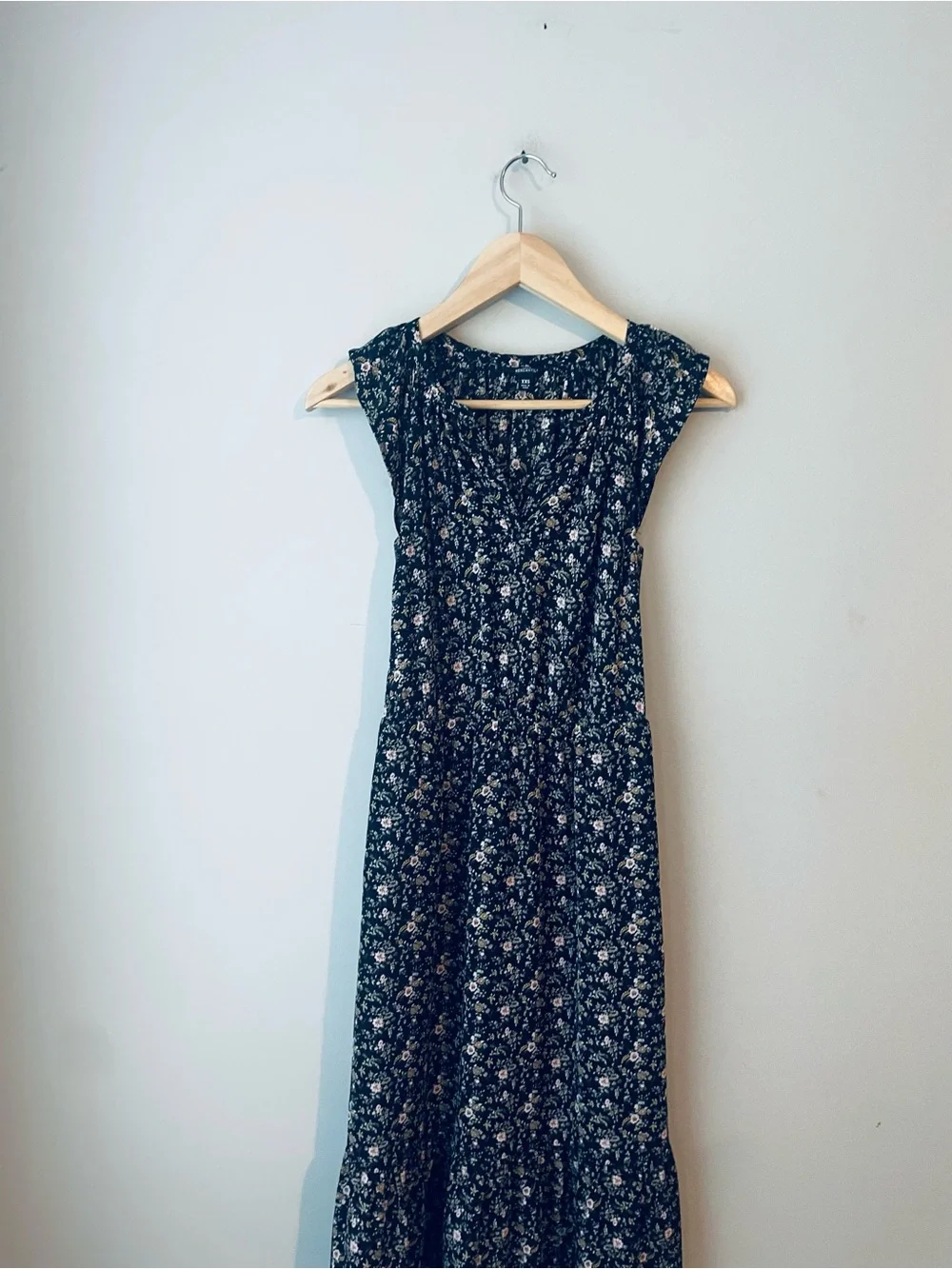J. Crew Black Floral Dress